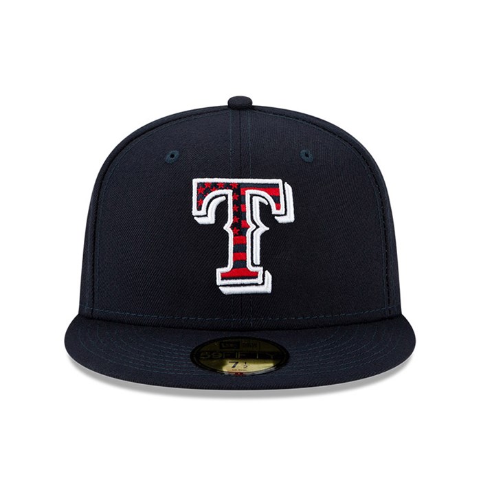 Texas Rangers MLB 4th July 59FIFTY Lippis Laivastonsininen - New Era Lippikset Outlet FI-186253
